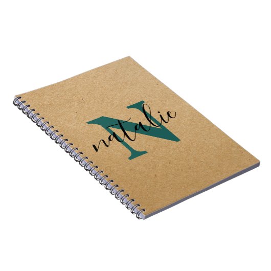 Gerecycleerd papier ziet er gepersonaliseerd notit notitieboek (Rechterzijde)