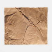 Gerecycleerd verpakkingspapier. Textuur. Fleece Deken (Voorkant (Horizontaal))