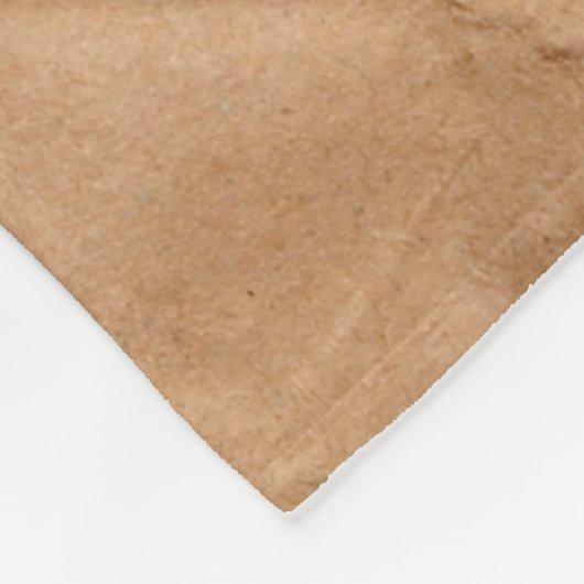 Gerecycleerd verpakkingspapier. Textuur. Fleece Deken (Hoek)