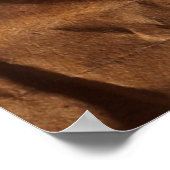 Gerecycleerd verpakkingspapier. Textuur. Poster (Hoek)