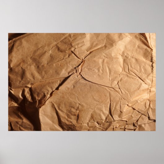 Gerecycleerd verpakkingspapier. Textuur. Poster (Voorkant)