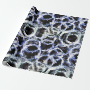 Gerecycleerde indigo shibori: cadeaupapier
