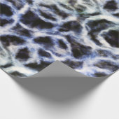 Gerecycleerde indigo shibori: cadeaupapier (Hoek)