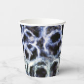 Gerecycleerde indigo shibori: papieren bekers (Achterkant)