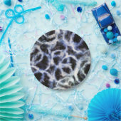 Gerecycleerde indigo shibori: papieren bordje (Feest)