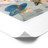 GERECYCLEERDE KUNST: 1920 MODE CATALOGUSPAGINA POSTER (Hoek)