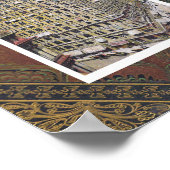 GERECYCLEERDE KUNST: 1920S USA ARCHITECTUUR 4 BRIE POSTER (Hoek)