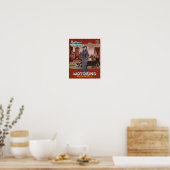  GERECYCLEERDE KUNST PRINT MOTORING DUITSLAND (Keuken)