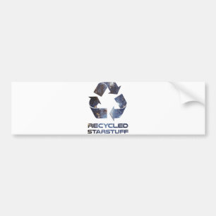 Gerecycleerde Star-stuf Bumpersticker