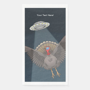 Gered door buitenaardse wezens met Thanksgiving Servet