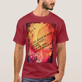 Gered door genade door geloof T-shirt