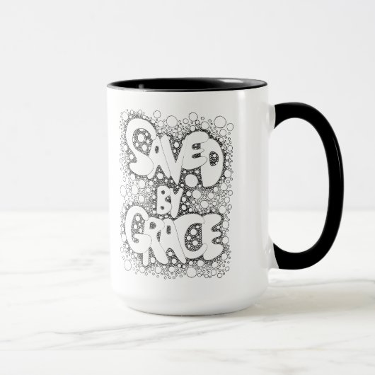 Gered door Grace, Boho, Hippie, Koffie Mok (Rechts)