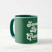 Gered door Grace Efeziërs 2:8-9 Mok (Voorkant links)