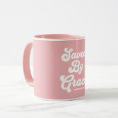 Gered door Grace Efeziërs 2:8-9 Mok (Voorkant links)