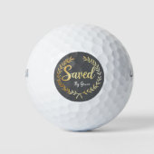 Gered door Grace Golf Balls - Cadeau voor trouwe v Golfballen (Voorkant)