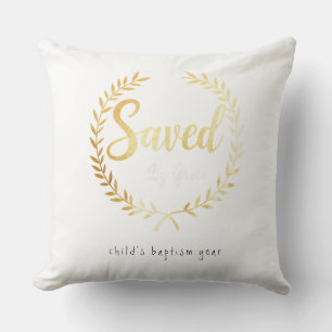 Gered door Grace Pillow - Cadeau voor trouwe vader Kussen
