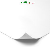 Gered door Zijn Genade Kerstkrans Poster (Hoek)