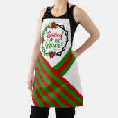 Gered door Zijn Genade Kerstkrans Schort (Insitu)