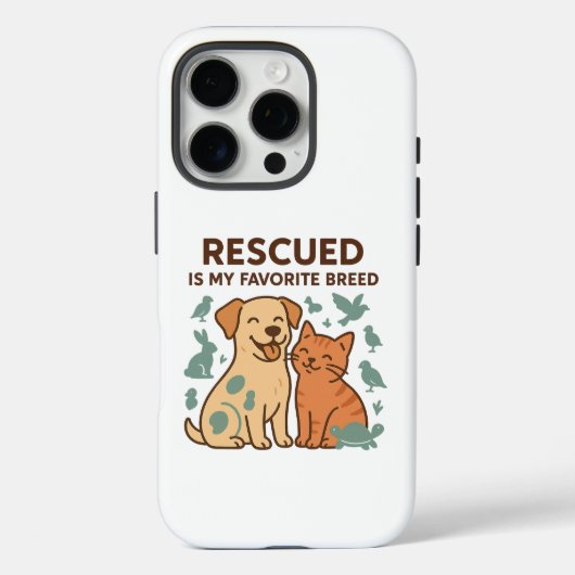 Gered is mijn favoriete ras Case-Mate iPhone case (Achterkant)