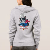 Gered is mijn favoriete ras | Dames ritsjack Hoodie (Achterkant)