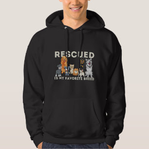 Gered is mijn favoriete ras - Dierenredding Hoodie