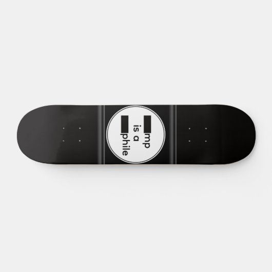 Geredacteerde Skateboard (Horizontaal)