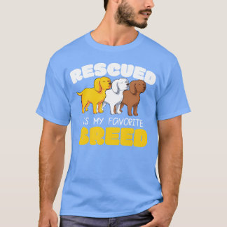 Geredd is mijn favoriete ras Dierenrechten Vegan g T-shirt