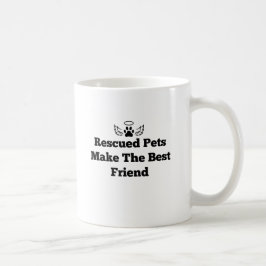 Geredde huisdieren maken de beste vriend koffiemok