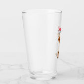 Geredde is mijn favoriete ras hond ontwerp glas (Rechts)