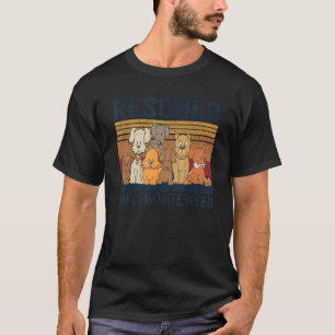 Geredde is mijn favoriete ras Honden Hond Mam T-shirt