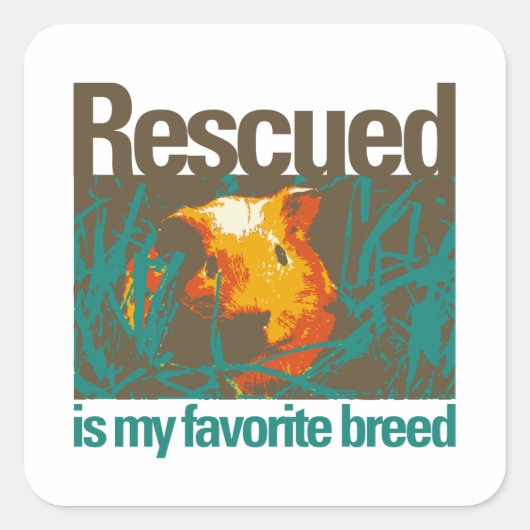 Geredde is mijn favoriete ras, Sticker (Voorkant)