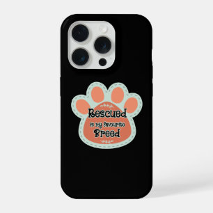 Geredderd Is Mijn Favoriete Ras Hond Pootafdruk iPhone 15 Pro Case