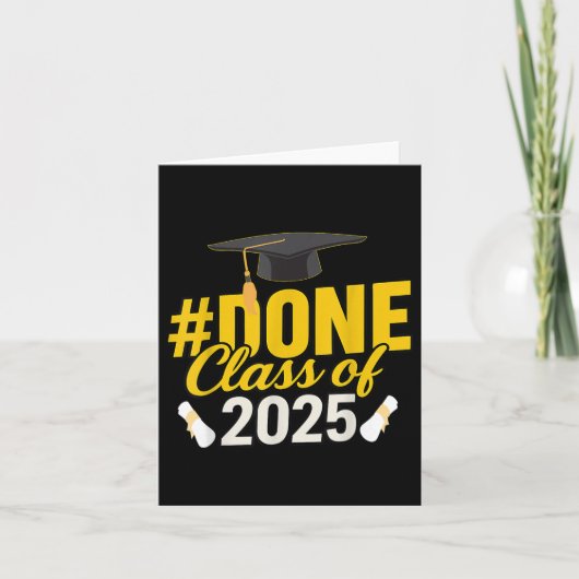 Gereed CL van 2025 Afstuderen groep Afstuderen Kaart (Voorkant)