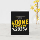 Gereed CL van 2025 Afstuderen groep Afstuderen Kaart (Gele Bloem)