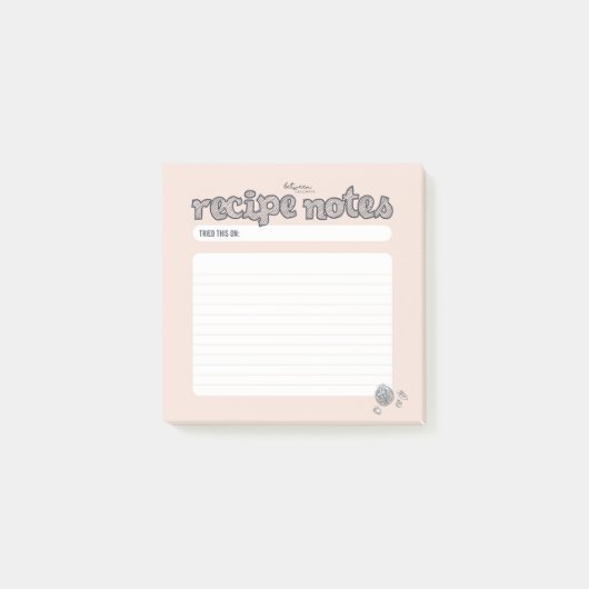 Gereed dineren Opmerkingen bij ontvangst Post-it® Notes (Voorkant)