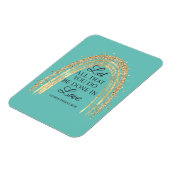 Gereed in Love Gold Rainbow Magneet (Linkerzijde)