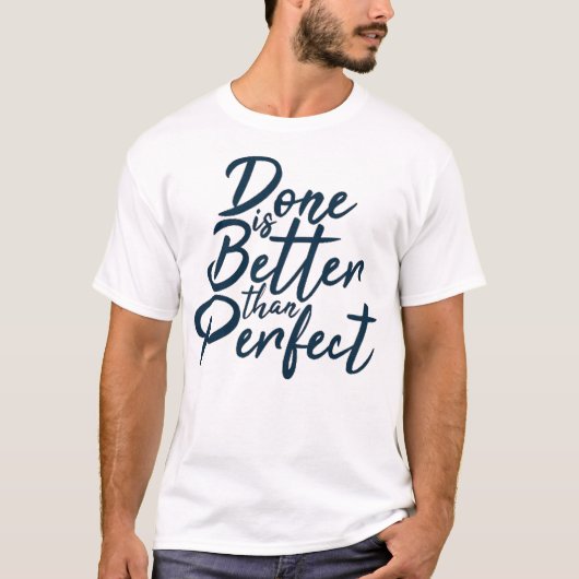 Gereed is beter dan perspectief t-shirt (Voorkant)