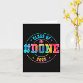 Gereed Klas van 2025 Afstuderen Kind hem haar doce Kaart (Gele Bloem)