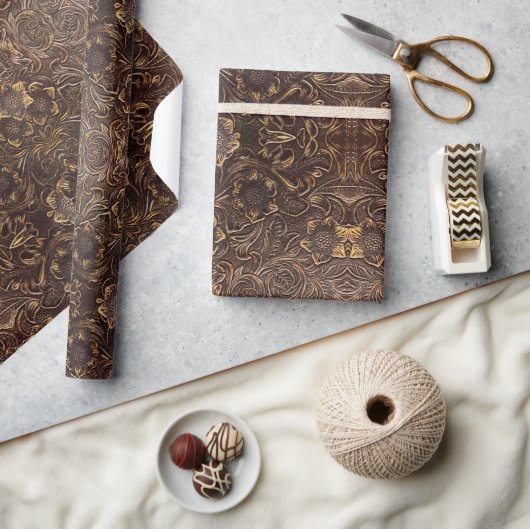 Gereed leder inpakpapier (Crafts)