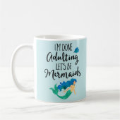 Gereed Mermaids Funny Quote Koffiemok (Links)