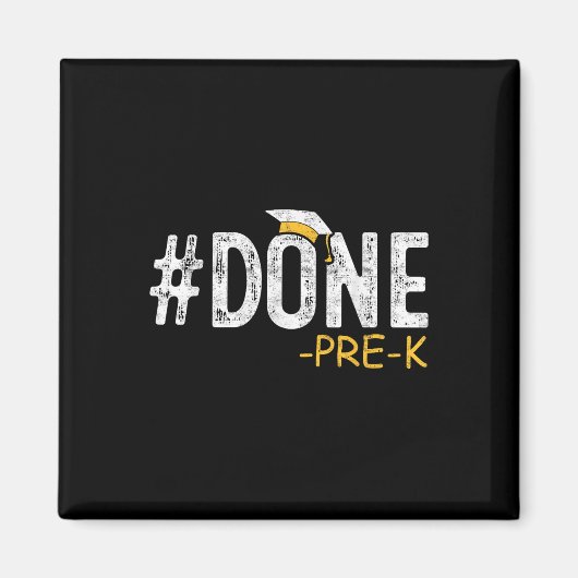 Gereed Pre-k Preschool Afstuderen 2025 Geschenken  Magneet (Voorkant)