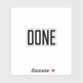 Gereed Sticker (Vel)