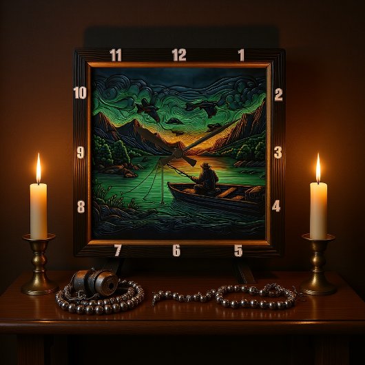 Gereedgemaakte buitenmens vierkante klok