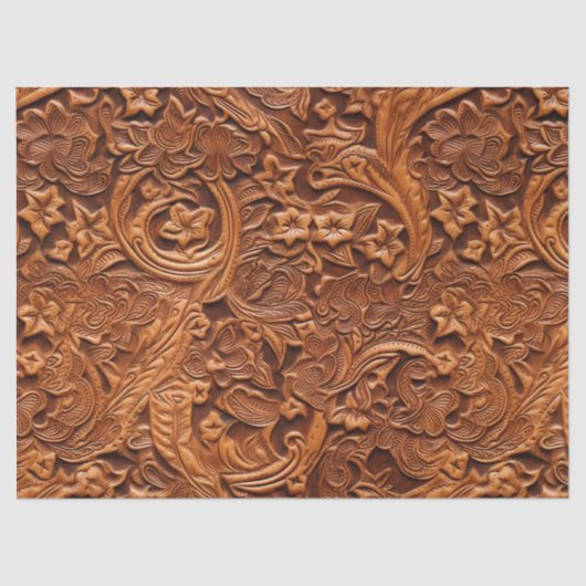 Gereedgemaakte lederen dansbloemen Decoupage Tissuepapier (Voorkant)