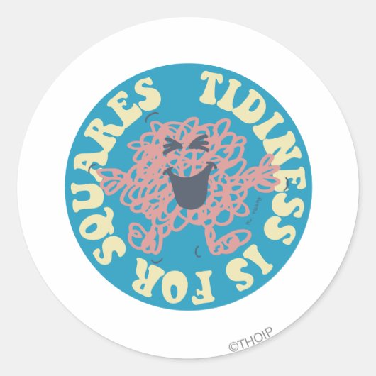 Gereedheid voor vierkantjes ronde sticker (Voorkant)