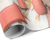 Gereedschap Antiek Rustiek Rood Man Tool Cadeaupapier (Rol Hoek)