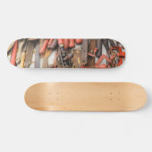 Gereedschap Antiek Rustiek Rood Man Tool Persoonlijk Skateboard (Horizontaal)