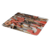 Gereedschap Antiek Rustiek Rood Man Tool Snijplank (Hoek)