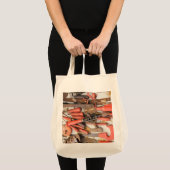 Gereedschap Antiek Rustiek Rood Man Tool Tote Bag (Voorkant (product))