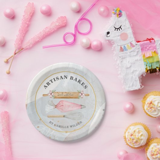 Gereedschap Bakkerij Papieren Bordje (Feest)